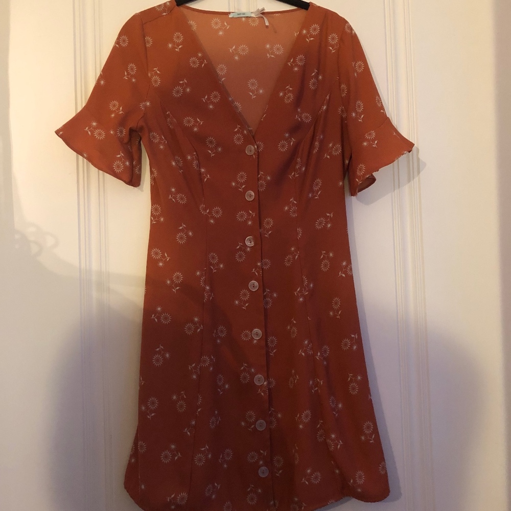 urban outfitters button up dress